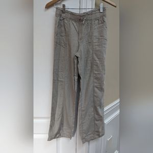 Zara kids beige linen blend pants age size 13-14 (164cm)